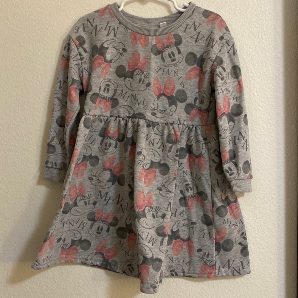 Minnie Mouse Sweatshirt Dress (Toddler)